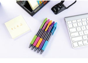 探索史泰博AH854E按動式中性筆6色套裝 多彩書寫，品質(zhì)與價格的完美結(jié)合